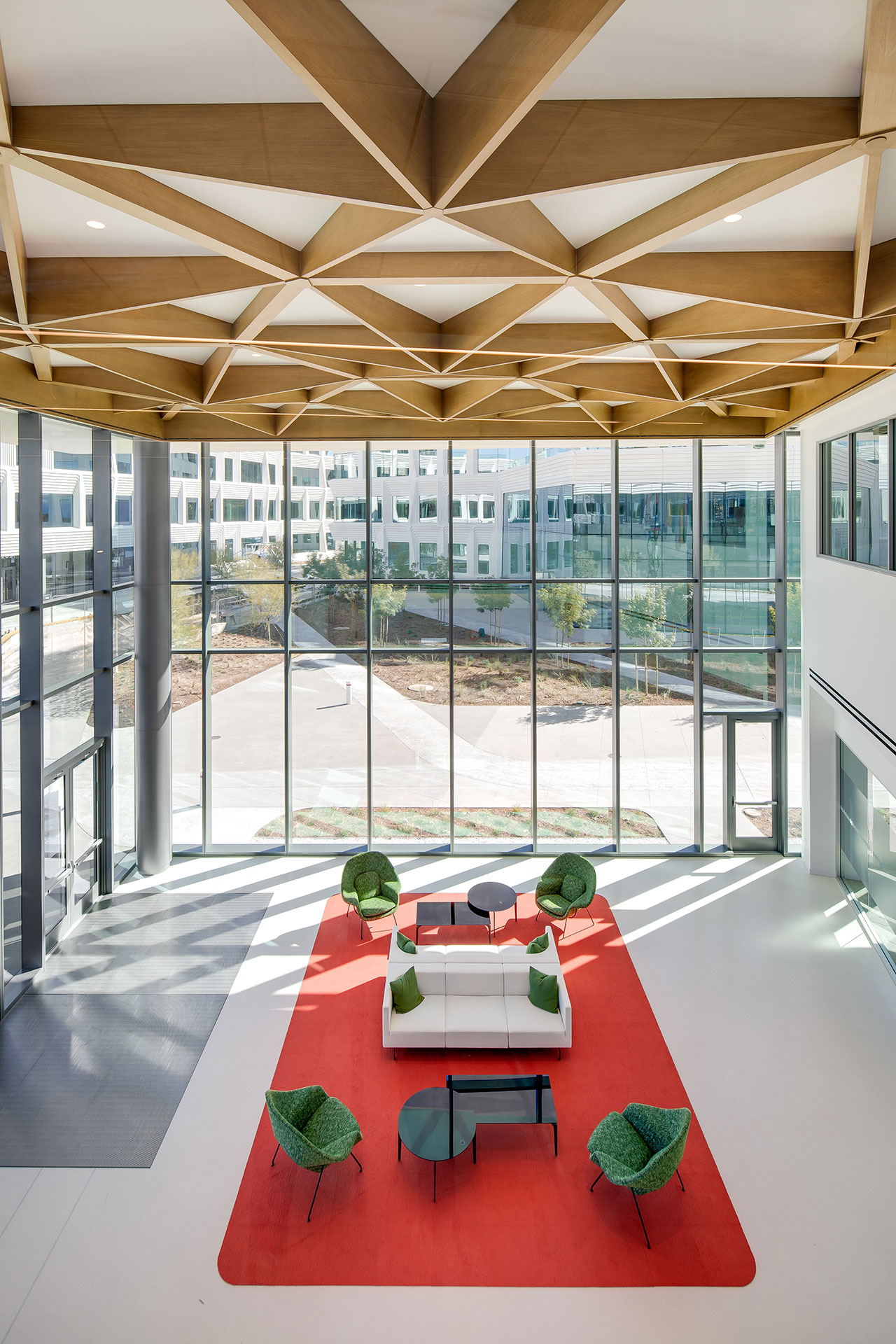 Interior lobby of BD Biosciences Torry View