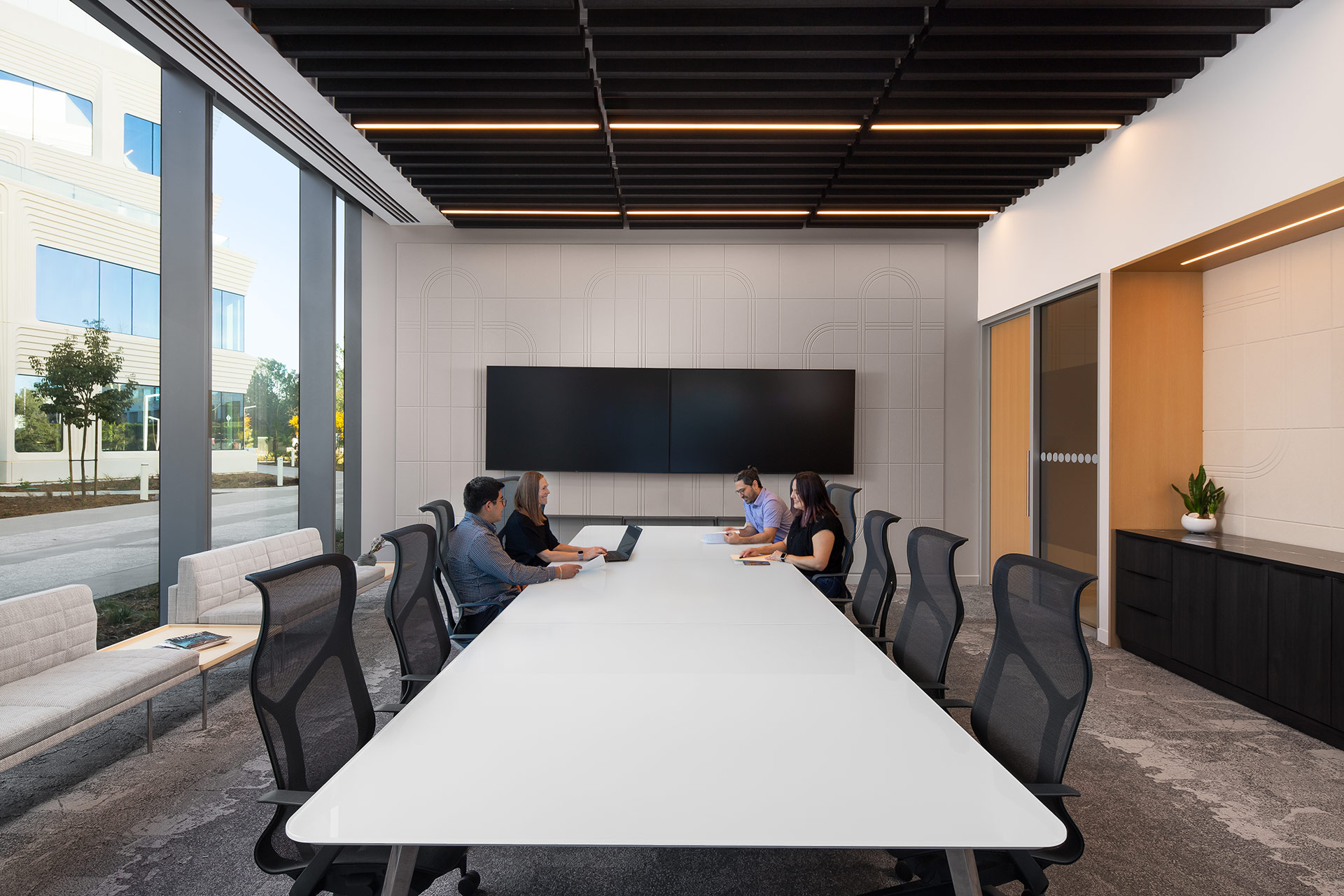 Interior conference room of BD Biosciences Torry View